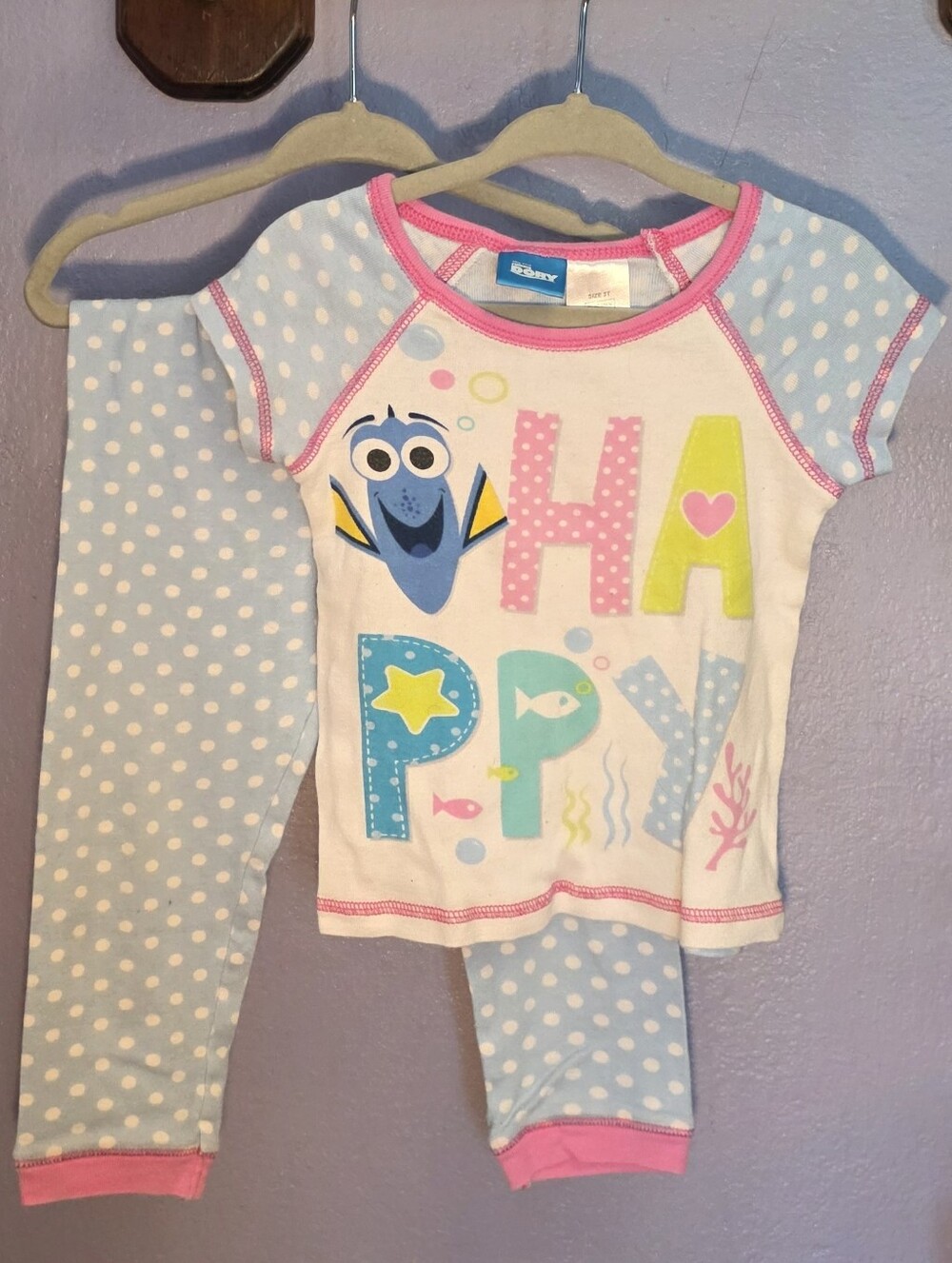Finding Dory 3 T Pajama Set 100% Cotton Disney Pixar